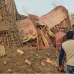 महराजगंज में बड़ा हादसा, निर्माणाधीन छत ढहने से 10 मजदूर दबे; 2 की मौत