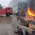ग्रेटर नोएडा वेस्ट ईकोविलेज एक सोसाइटी के कियोस्क में लगी आग, दमकल की गाड़ी ने पाया काबू