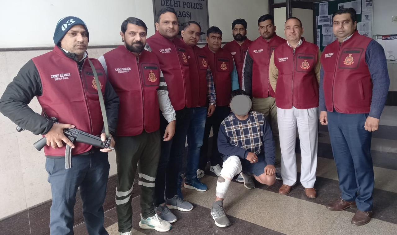 काला जठेड़ी गिरोह का शूटर गिरफ्तार, सनसनीखेज हत्या समेत 5 आपराधिक मामलों में था वांछित