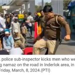 Delhi Police clarifies viral post claiming attack on cop involved in Namaz row