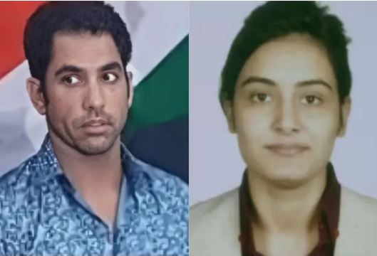 स्क्रैप माफिया रवि काना और उसकी गर्लफ्रेंड काजल को लेकर कोर्ट के लिए रवाना हुई नोएडा पुलिस