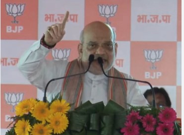 रेवाड़ी पहुंचे केंद्रीय मंत्री अमित शाह, जन आशीर्वाद रैली को किया संबोधित