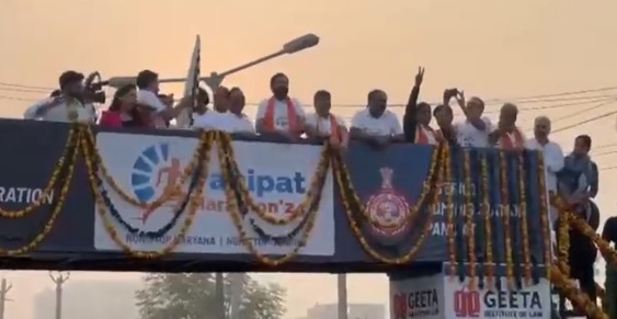 पानीपत में मैराथन, हजारों बुजुर्गों, बच्चों, महिलाओं, दिव्यांगों ने लिया भाग, सीएम ने हरी झंडी दिखाकर किया रवाना