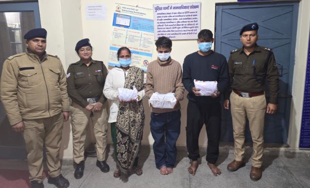 सपेरा गिरोह के 3 नशा तस्करों को मादक पदार्थो के साथ पुलिस ने किया गिरफ्तार