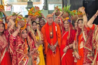 भव्य कलशयात्रा के साथ श्री राम कथा का शुभारंभ हुआ