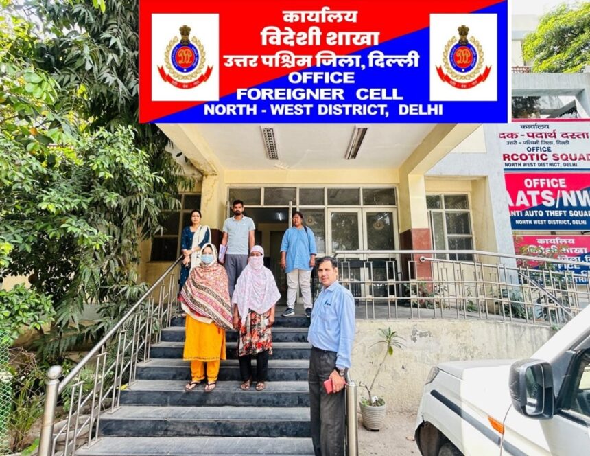 “TWO BANGLADESHI FEMALE NATIONALS, ONE GRADUATE FROM BANGLADESH, IN DISGUISE OF HOUSE MAIDS TRYING TO SETTLE IN DELHI, INDIA APPREHENDED BY FOREIGNER CELL, NORTH-WEST DISTRICT”
