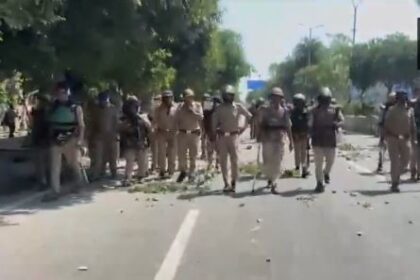 Massive Worker Protests Paralyze Noida, Traffic Comes to Standstill