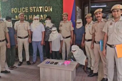 TEAM OF PS MOTI NAGAR BUSTS INTER-STATE THEFT GANG; SIX HABITUAL THIEVES ARRESTED
