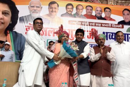 अल्का गुर्जर के राज्यसभा निर्वाचित होने पर दिल्ली भाजपा में सम्मान समारोह