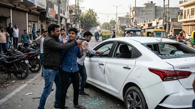 निवाड़ी रोड पर तनाव, कब्जे के विवाद में युवक पर हमला और धमकी