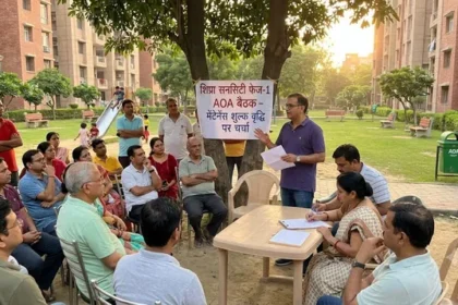 इंदिरापुरम सोसायटी में 75% मेंटेनेंस बढ़ोतरी पर बवाल