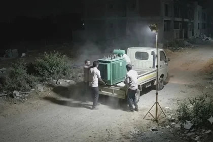 इंदिरापुरम में चोरों का दुस्साहस, टैंपो से आए और नौ मिनट में ट्रांसफार्मर ले गए