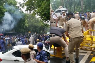 नई दिल्ली में प्रदर्शन हिंसक, 118 से ज्यादा पुलिसकर्मी घायल; 70 प्रदर्शनकारी हिरासत में