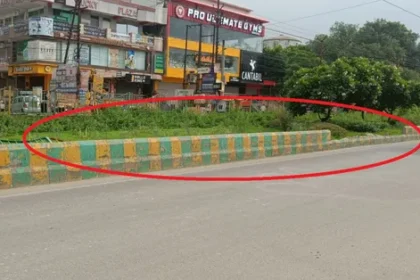 वसुंधरा में सरकारी संपत्ति पर चोरों की नजर, सेंट्रल वर्ज की ग्रिलें चोरी