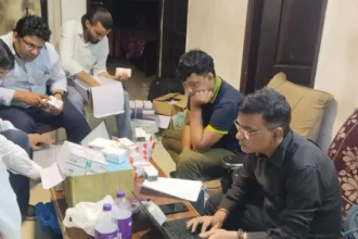 नोएडा की सोसायटी में छापा, दो करोड़ की कैंसर रोधी दवाएं बरामद