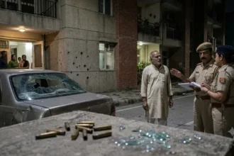 जावली गांव में मकान पर ताबड़तोड़ फायरिंग, परिवार बाल-बाल बचा