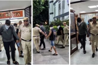 ONLINE CRICKET BETTING RACKET BUSTED; 05 PERSONS ARRESTED, 28 MOBILE PHONES, 02 LAPTOPS & ELECTRONIC GADGETS RECOVEREDBY THE STAFF OF PS KIRTI NAGAR