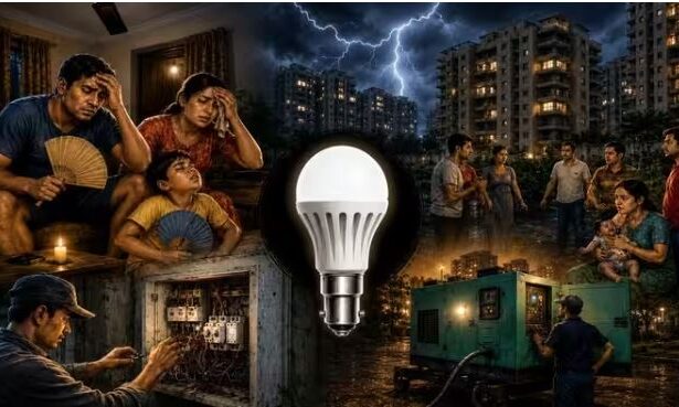 बारिश बनी आफत: ग्रेटर नोएडा वेस्ट की सोसायटियों में 13 घंटे गुल रही बिजली, हजारों परिवार परेशान