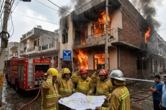 फायर ब्रिगेड की गलती से देरी का आरोप, लाखों का सामान जलकर खाक