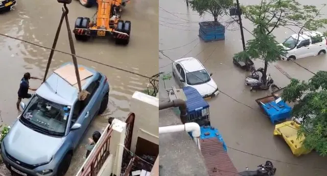 मानसून की पहली बारिश ने खोली तैयारियों की पोल, साहिबाबाद में जलभराव से करोड़ों का नुकसान