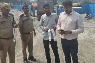 नोएडा में ओवरलोडिंग पर बड़ी कार्रवाई, 7 ट्रक-डंपर सीज, 8.5 लाख रुपये जुर्माना वसूला