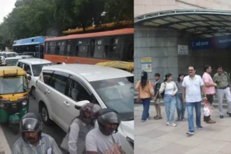 सीजेपी प्रदर्शन से नई दिल्ली में थमे पहिए, घंटों जाम में फंसे लोग