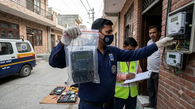 गाजियाबाद में नो डिस्प्ले मीटर बने बिजली चोरी का नया हथियार, 3 महीने में 350 मामले पकड़े