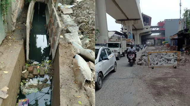 मानसून से पहले अधूरे पड़े कामों ने बढ़ाई मुश्किलें, शहीदनगर–अभयखंड में हालात खराब
