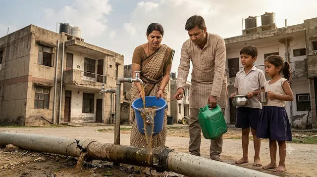 वैशाली, सूर्या नगर और वसुंधरा में जल संकट, 200 से अधिक परिवार प्रभावित