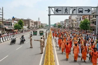 गाजियाबाद में कांवड़ियों की सुरक्षा के लिए बड़ा ट्रैफिक डायवर्जन, जानें कौन-कौन से रास्ते रहेंगे बंद