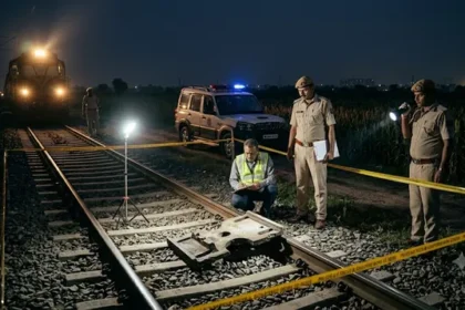 गाजियाबाद में ट्रेन हादसे की साजिश नाकाम, ट्रैक पर लोहे का टुकड़ा रखकर ट्रेन पलटाने की कोशिश