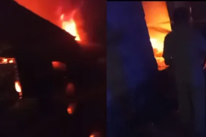 अलीपुर में अग्निकांड से हड़कंप, दो गोदामों में रखा लाखों का सामान जलने की आशंका