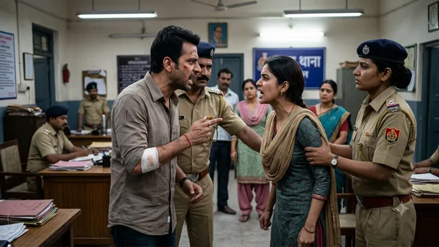 पत्नी और प्रेमी पर कार से हत्या के प्रयास का आरोप, मुरादनगर थाने में हुआ हाईवोल्टेज ड्रामा