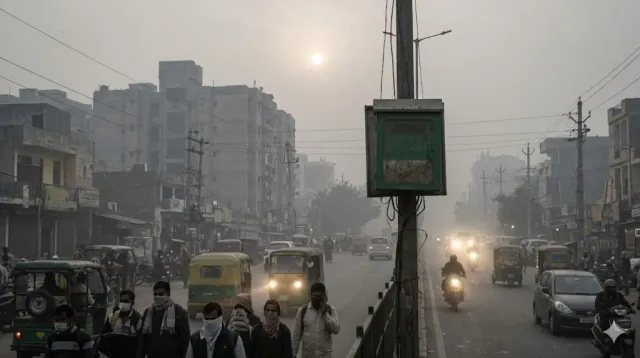 गाजियाबाद में प्रदूषण की वापसी, कई क्षेत्रों का एक्यूआई 300 पार