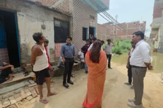 हरनंदी नदी का बढ़ा जलस्तर, नोएडा की चोटपुर-शाहबेरी बस्तियों में घुसा पानी; प्रशासन अलर्ट
