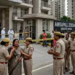 नोएडा की सोसाइटी में घरेलू सहायिका फंदे पर लटकी: सर्वेंट रूम में मिला शव; जांच में जुटी पुलिस