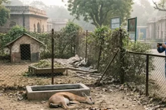 दिल्ली चिड़ियाघर में चिंकारा की मौत, सीमेंट की बोरी सींग में फंसने से हुआ था घायल