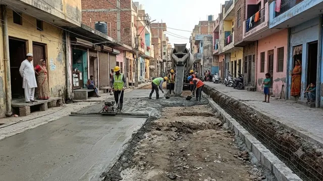 खोड़ा में विकास कार्यों को गति, सभी 34 वार्डों में बनेंगी नालियां और सीसी सड़कें