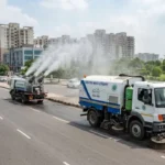 ग्रेटर नोएडा में प्रदूषण पर प्रहार, 4.10 करोड़ से खरीदी जाएंगी स्वीपिंग मशीन और एंटी-स्मॉग गन