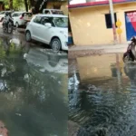 ओखला इंडस्ट्रियल एस्टेट में चार साल से सीवर संकट, सड़क पर बह रहा गंदा पानी