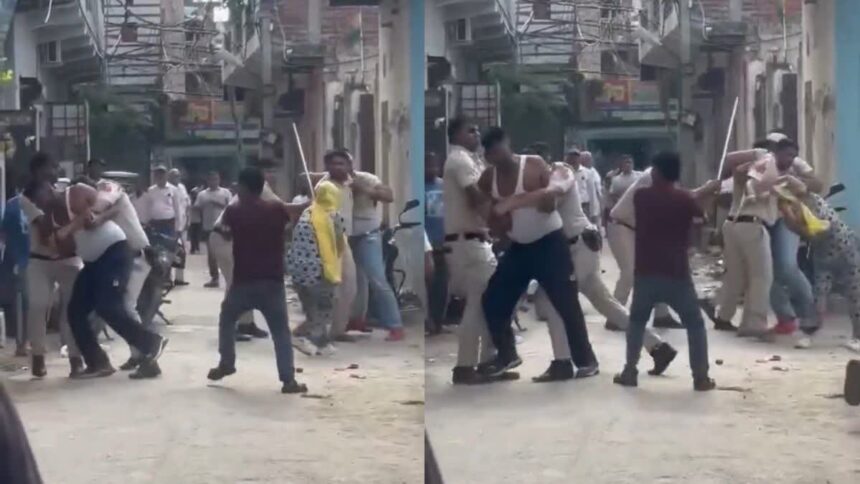 दिल्ली में पुलिसकर्मियों पर हमला, मिर्च पाउडर और ईंट-डंडों से किया वार; तीन नाबालिग समेत चार पकड़े