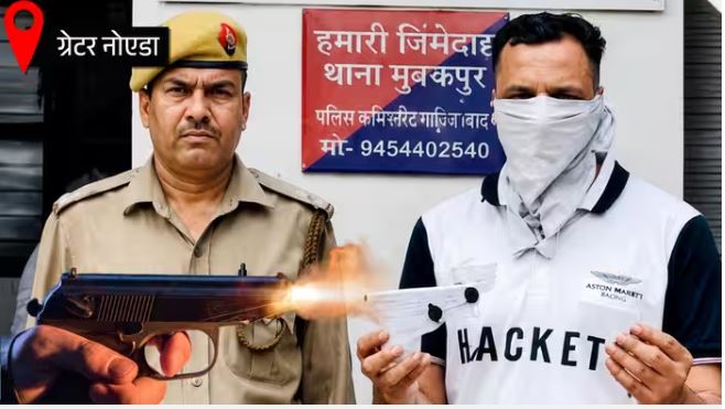 ग्रेटर नोएडा में सनसनीखेज वारदात, लाइसेंसी हथियार से दुकानदार पर फायरिंग करने वाला हवलदार गिरफ्तार