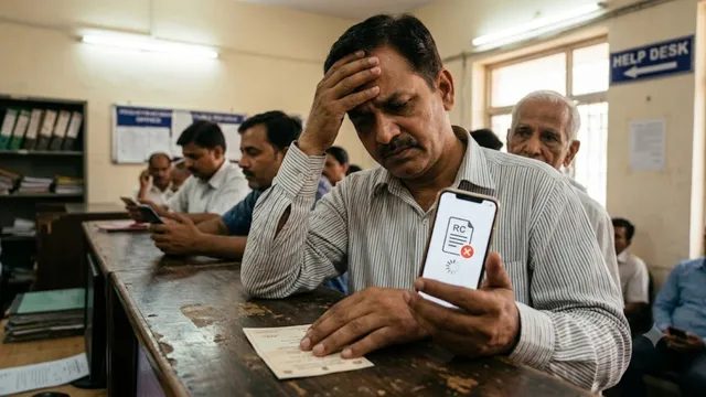 M-Parivahan एप में तकनीकी खामी, डिजिटल RC डाउनलोड करने में वाहन मालिक परेशान
