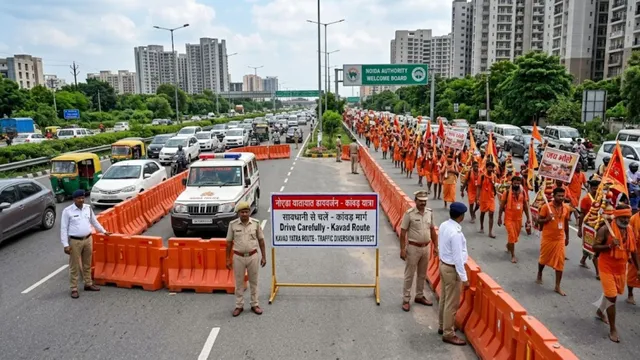 कांवड़ यात्रा को लेकर नोएडा में अलर्ट, AI कैमरे और 30 ड्रोन से होगी निगरानी