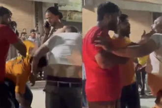 मोदीनगर में भाजपा के पूर्व जिला उपाध्यक्ष की सरेराह पिटाई, मारपीट का वीडियो वायरल