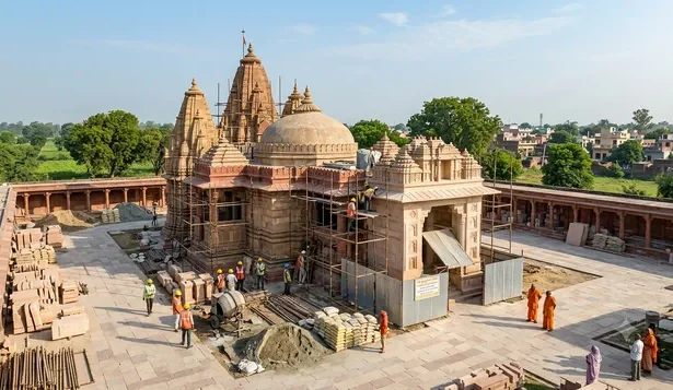 जेवर के मां भूड़ावाली देवी मंदिर का होगा सौंदर्यीकरण, 1.05 करोड़ रुपये होंगे खर्च
