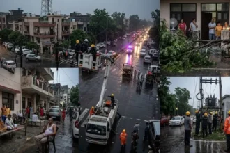साहिबाबाद में बारिश के दौरान बिजली व्यवस्था धड़ाम, 20 से ज्यादा इलाकों में घंटों कटौती