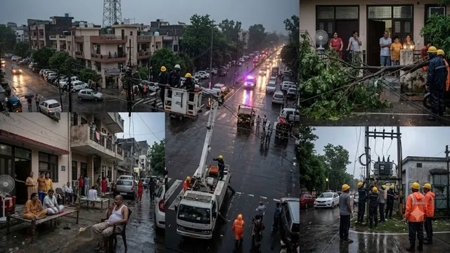 साहिबाबाद में बारिश के दौरान बिजली व्यवस्था धड़ाम, 20 से ज्यादा इलाकों में घंटों कटौती