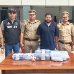 गाजियाबाद में ऑनलाइन ड्रग्स नेटवर्क का भंडाफोड़, बीटेक-एमबीए युवक 13 लाख कैश और गांजे के साथ गिरफ्तार