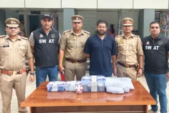 गाजियाबाद में ऑनलाइन ड्रग्स नेटवर्क का भंडाफोड़, बीटेक-एमबीए युवक 13 लाख कैश और गांजे के साथ गिरफ्तार